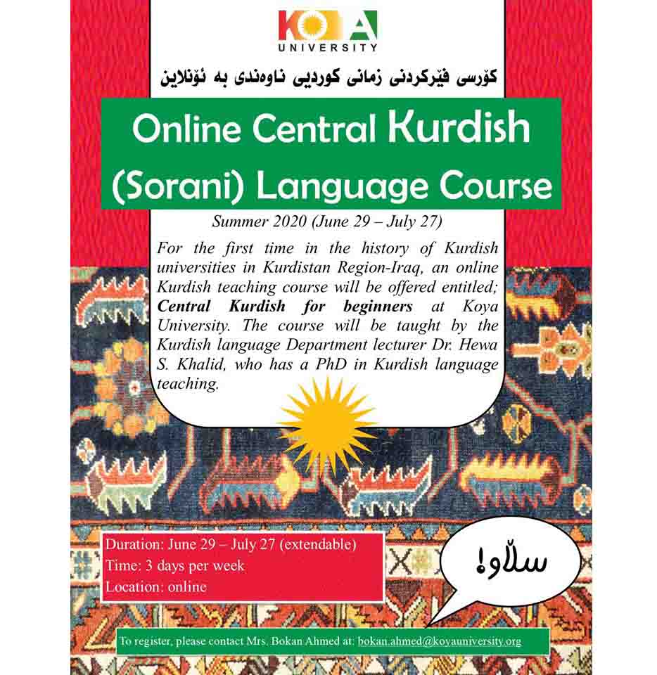 First Online Kurdish Language course