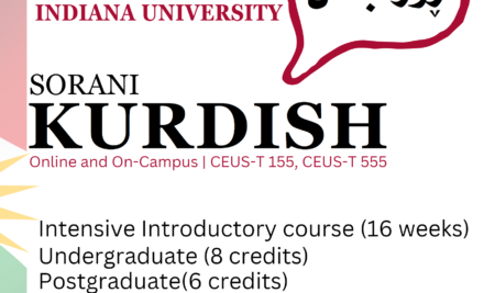 Intensive Kurdish Course at Indiana University
